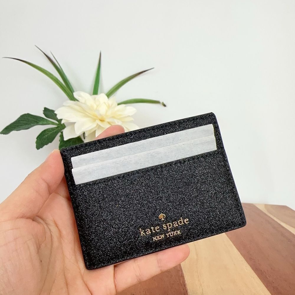 NWT Kate Spade Glimmer Small Slim Card Holder - Picture 5 of 8